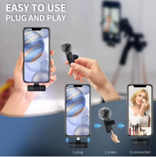 Mini micrófono para iPhone Android portátil