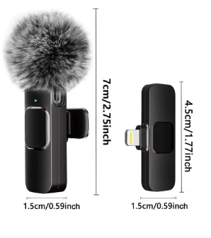 Mini micrófono para iPhone Android portátil