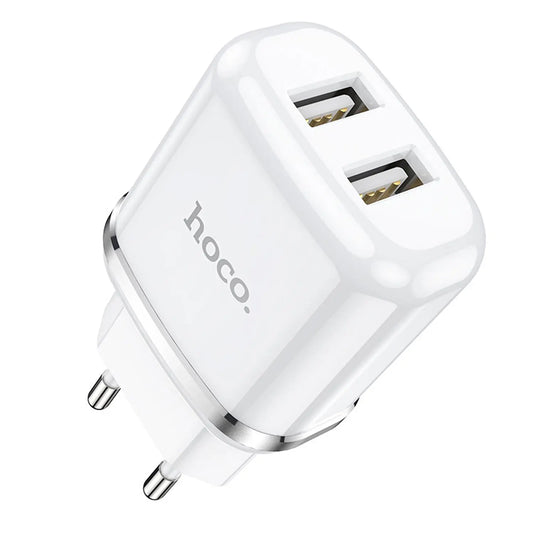 ⚡ Cargador Hoco N4 2.4A con Doble Puerto USB